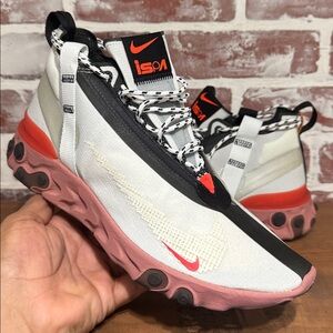 Nike React Runner Mid WR ISPA Summit White Men’s Shoes Sz 10